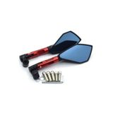 merpa Motosiklet Aynası Cnc Alüminyum Düz 8-10mm/ters 10m Kırmızı Renk