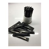 Merpak Ambalaj Stick Şeker Siyah Baskılı Stick Toz Şeker 3 Gr X 200'lü