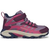 Merrell Moab Speed 2 Mid A/C Wtrpf Çocuk Lacivert Bot Standart Kalıp Su Geçirmez Tasarım - Renkli