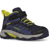 Merrell Moab Speed 2 Mid A/c Wtrpf Unisex Çocuk Mavi Bot - Lacivert