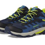 Merrell MOAB SPEED 2 MID WTRPF Unisex Çocuk BOT, NAVY/HI VIZ, 32