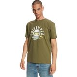 Merrell Quiksilver Qsrockinskull Erkek Yeşil Tişört - Haki - 2XL