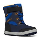 Merrell SNOW STORM 3.0 WTRPF Unisex Çocuk BOT, BLUE/BLACK/ORANGE, 30
