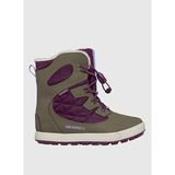 Merrell Unısex Çocuk Bot Snow Bank 4.0 Wtrpf Su Geçirmez - Mor