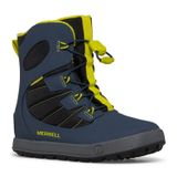 Merrell Unisex Çocuk Snow Bank 4.0 WTRPF Kar Çizmesi, Mavi (Marineblau), 43 EU