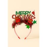 Merry Christmas Desenli Yılbaşı Taç