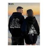 Merry Christmas Sevgili Kombini Hoodie – Unisex Oversize Kapüşonlu Sweatshirt 2’Li Set