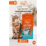Merry Marsilya Sabunlu Kedi Kumu 10 L -2 Adet