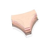 Merry See 5 li Set (BELİ LASTİKLİ) İz Yapmaz Likralı Dikişsiz Lazer Kesim Bikini Slip Külot Açık Çok Renkli XS