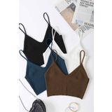 Merry See Angelsin 4 Lü Paket Askılı Bluz Crop