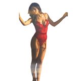 Merry See Seksi Jartiyer Takım+ ÇORAP HEDİYELİ Kırmızı S/M