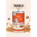 Merry Yavru Kediler Için Tavuklu Parça Etli Konserve Yaş Kedi Maması 400 G