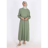 Mersha Collection Bağcıklı Emzirme Elbisesi Lohusalık Dönemi - Emzirme Kıyafeti - 40
