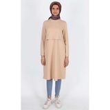 Mersha Collection Emzirme Özellikli Tunik - Lohusa Anneler Için Pratik Tasarım - Çok Renkli - 38