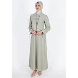 Mersha Collection Natural Ceketli Emzirme Takımı - Lohusa Anneler Için Yelek - Mint Yeşil - 42