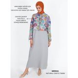 Mersha Collection Natural Ceketli Emzirme Takımı - Lohusa Anneler Için Yelek - Soft Mavi - 46