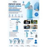 Mersi SHOP Portatif Çocuk Pisuarı Erkek | Taşınabilir Sızdırmaz Lazımlık Tuvalet Kabı 500ml