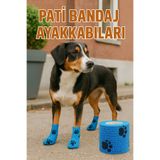 Mersi SHOP Su Geçirmez Kendinden Yapışkanlı Kedi & Köpek Pati Bandajı – Ayak Koruyucu Bandaj Ayakkabısı