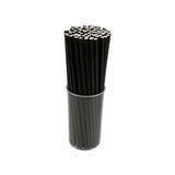 Mert 6 mm 100 Adet Siyah Kağıt Pipet