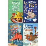 Mert Arık 4 Kitap Set-ayvayı Yedik Müzesi-çantamdan Fil Çıktı-benim Zürafam Uçabilir-uzaya Gide Tren