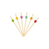 Mert Bambu Kürdan 9 Cm Elmas Mix 50'li Bp8109