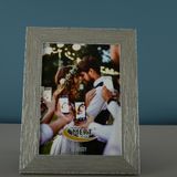 Mert Çerçeve Kaliteli Hafif ve Dayanıklı Plastik Fotoğraf Duvar veya Masa İçin Uygun Kolay Montajlı, Şık Fotoğraf (Gri, 15x21)