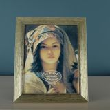 Mert Çerçeve Kaliteli Hafif ve Dayanıklı Plastik Fotoğraf Duvar veya Masa İçin Uygun Kolay Montajlı, Şık Fotoğraf (Gümüş, 20x25)