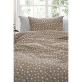 Mert Collection Çarşı Tek Kişilik Ara Beden Lastikli Çarşaf Takımı 120X200 Yıldız Desen - Bej - 120 x 200