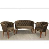 Mert Concept Çay Seti 2+1+1 Koltuk Salon Takımı - Kahve