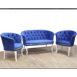 Mert Concept Kaputaneli Çayseti 2+1+1 Koltuk Salon Takımı - Mavi