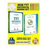 Mert Hoca 2026 Tyt Matematik 10 Branş Deneme+Üçdörtbeş Yayınları Tyt Matematik 10 Lu Deneme