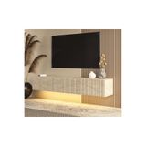 MERT SERT MOBİLYA Avido 150 cm Günışığı Led Işıklı Tv Sehpası, Tv Ünitesi, Duvar Ünitesi