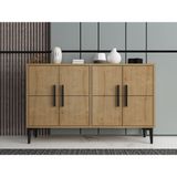 Mert Sert Mobilya Lavel 120CM Konsol, Tv Sehpası, Tv Ünitesi, Kahve Köşesi, Banyo Dolabı, Çok Amaçlı Dolap,ayakkabılık - Meşe