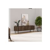 MERT SERT MOBİLYA Merano Tv Sehpası, Tv Ünites, 160cm, Metal Ayak