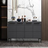 Mert Sert Mobilya Stria Modern Tasarımlı Antrasit Konsol Sağlığa Zararsız Malzeme ile - 30 x 75 cm