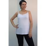 Mertcan Butik Beyaz Ip Askilı Penye Viskon Tişört