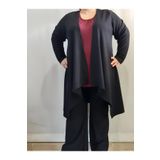 Mertcan Butik Siyah Penye Örme Ceket