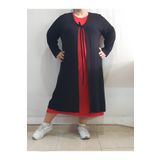 Mertcan Butik V Yaka Önden Bağcıklı Siyah Penye Viskon Ceket