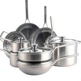 Merten & Storck CC005049-001 14 Parça Çelik Pişirme Seti