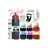 Mertink Canon MP330 MP480 MP490 (Pg 510 cl 511) Kartuş Dolum Seti 500ML SİYAH+3X100ML Renkli Mürekkep