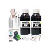 Mertink Hp Deskjet 2630 2632 2620 Yazıcı Uyumlu 304 Kartuş Dolum Seti 2X100ML Siyah Mürekkep