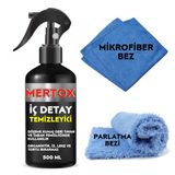 Mertox Araç Araba Otomobil Oto İç Detay Koltuk Deri Vinil Döşeme Temizleyici Sprey 500Ml Temizleme Solüsyon Bakım Koruma