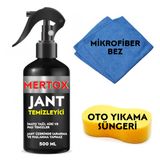 Mertox Araç Araba Otomobil Oto Jant Temizleyici Sprey 500Ml Temizleme Solüsyon Bakım Koruma