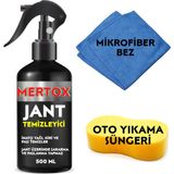 Mertox Otomobil Araç Araba Oto Jant Temizleyici Sprey 500ML Temizleme Solüsyon Bakım