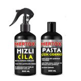 Mertox Otomobil Araç Araba Oto Temizlik Seti Ürünleri - Ince Çizik Giderici Pasta + Hızlı Cila 2X500ML Malzemeleri