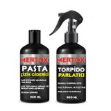 Mertox Otomobil Araç Araba Oto Temizlik Seti Ürünleri-Ince Çizik Giderici Pasta+Torpido Parlatıcı 2X500ML Malzemeleri
