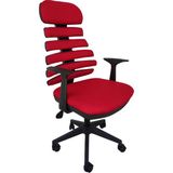 Mertsit-Omur Ofis Toplantı Koltuğu Çalışma Sandalyesi - Kırmızı