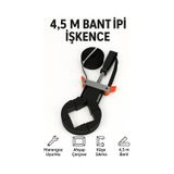 Merttools Bailey Bant Tipi İşkence 4.5 Metre Köşe, Çerçeve Ve Marangoz Sıkma Aparatı Gergi Kayışlı İşkence Yeni