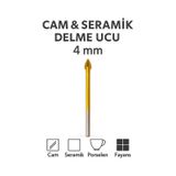 Merttools Cam & Seramik Delme Matkap Ucu 4 Mm