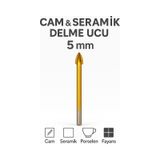 Merttools Cam & Seramik Delme Ucu 5 Mm Universal Matkap Ucu Yeni